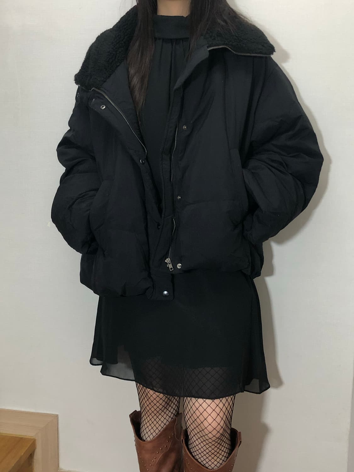 빈티지 톰보이 블랙 점퍼 상품이미지3