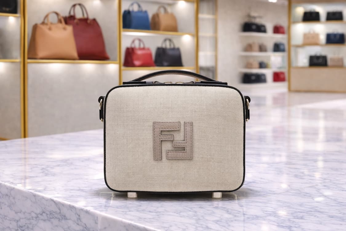 [S급] 펜디 FF 로고 캔버스 숄더백 판매합니다!!! 상품이미지1