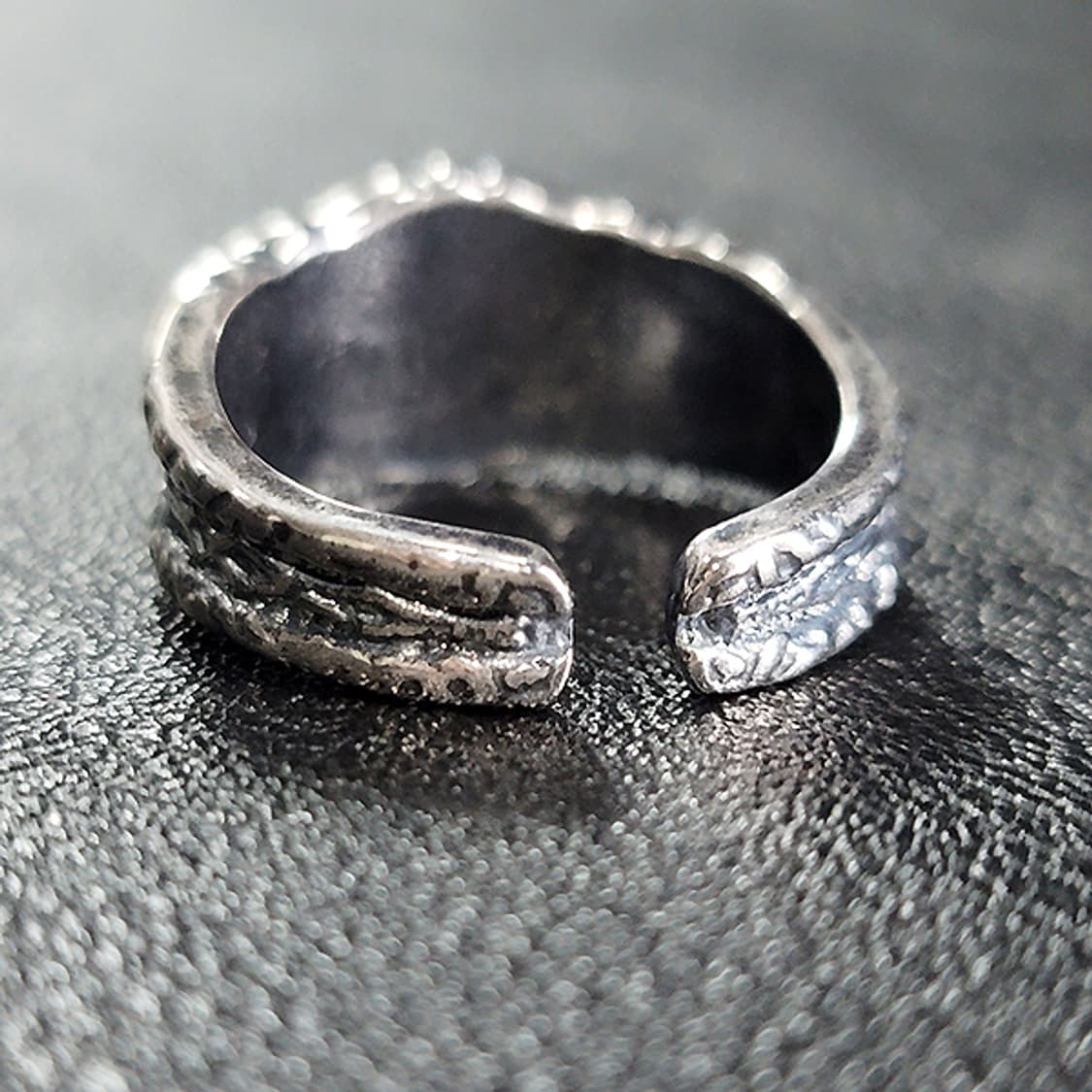 Orryx 백동 남자 엔틱 빈티지 명품 텍스처 일루미나티 눈 반지 상품이미지4