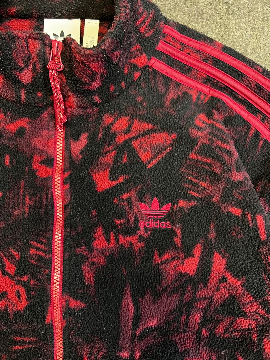 아디다스 플리스 집업 자켓 상품이미지2