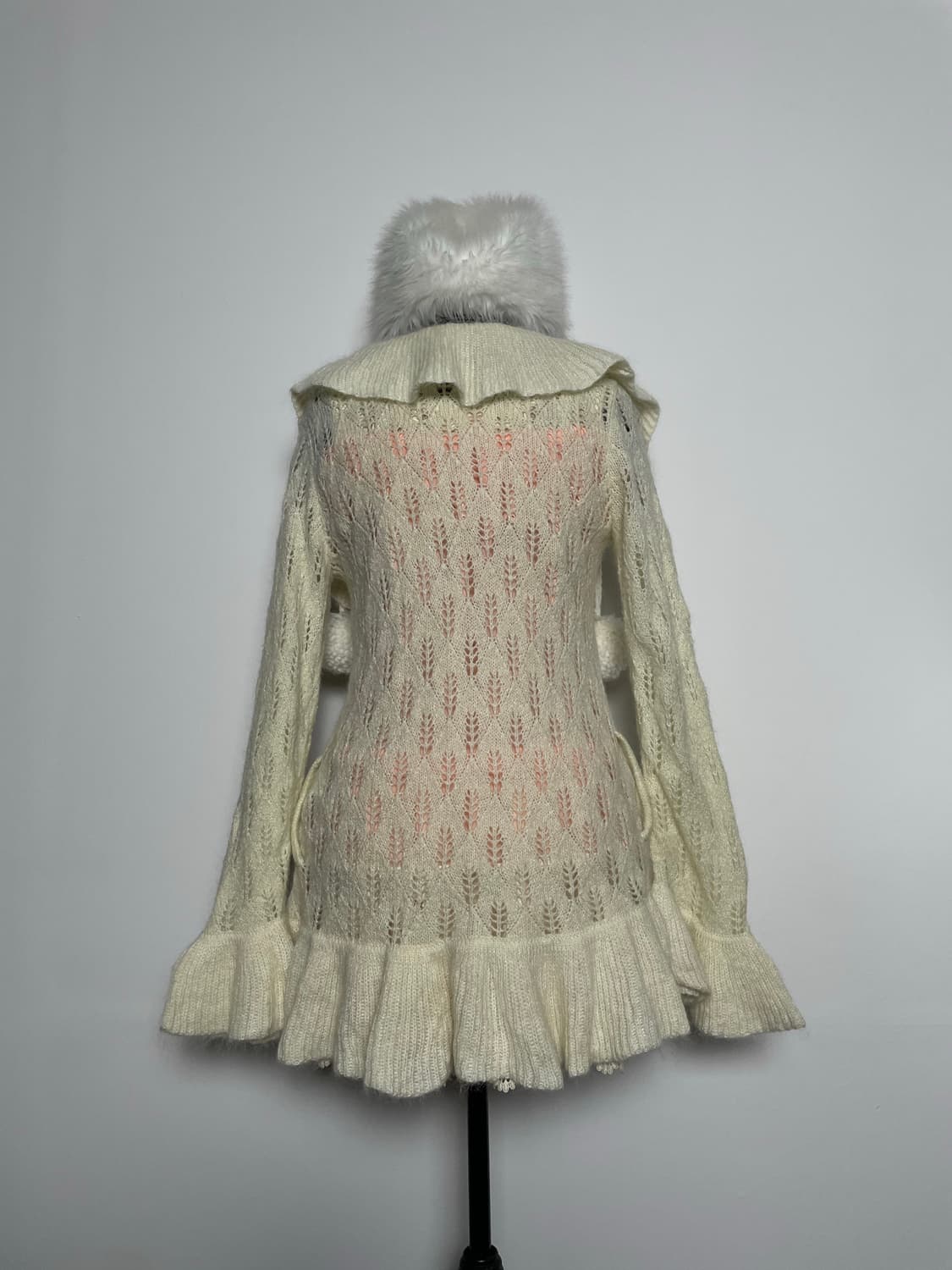 LIZ LISA 리즈리사 화이트 프릴 니트 가디건 상품이미지9