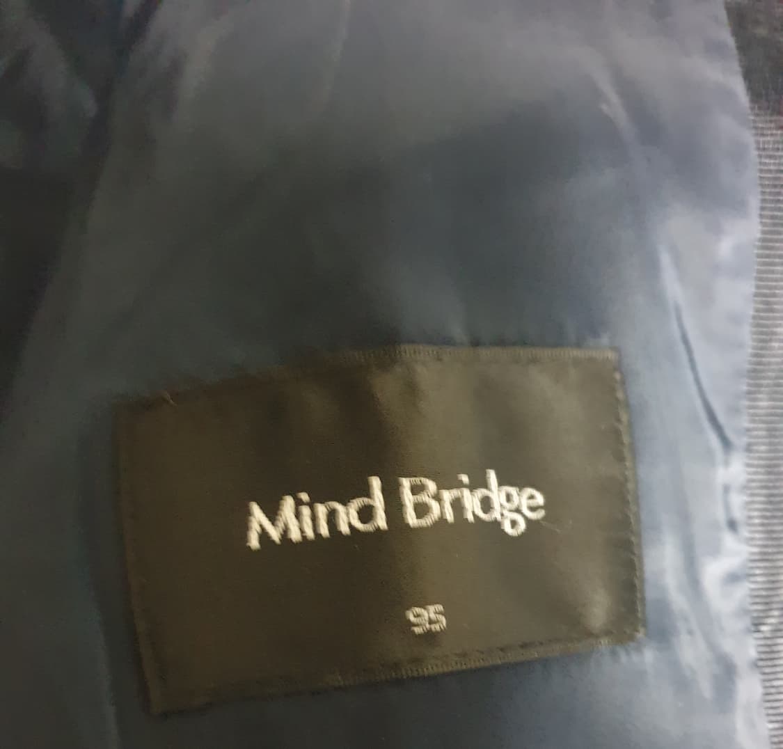 마인드브릿지 모직 롱코트 다크블루 (95) 상품이미지4