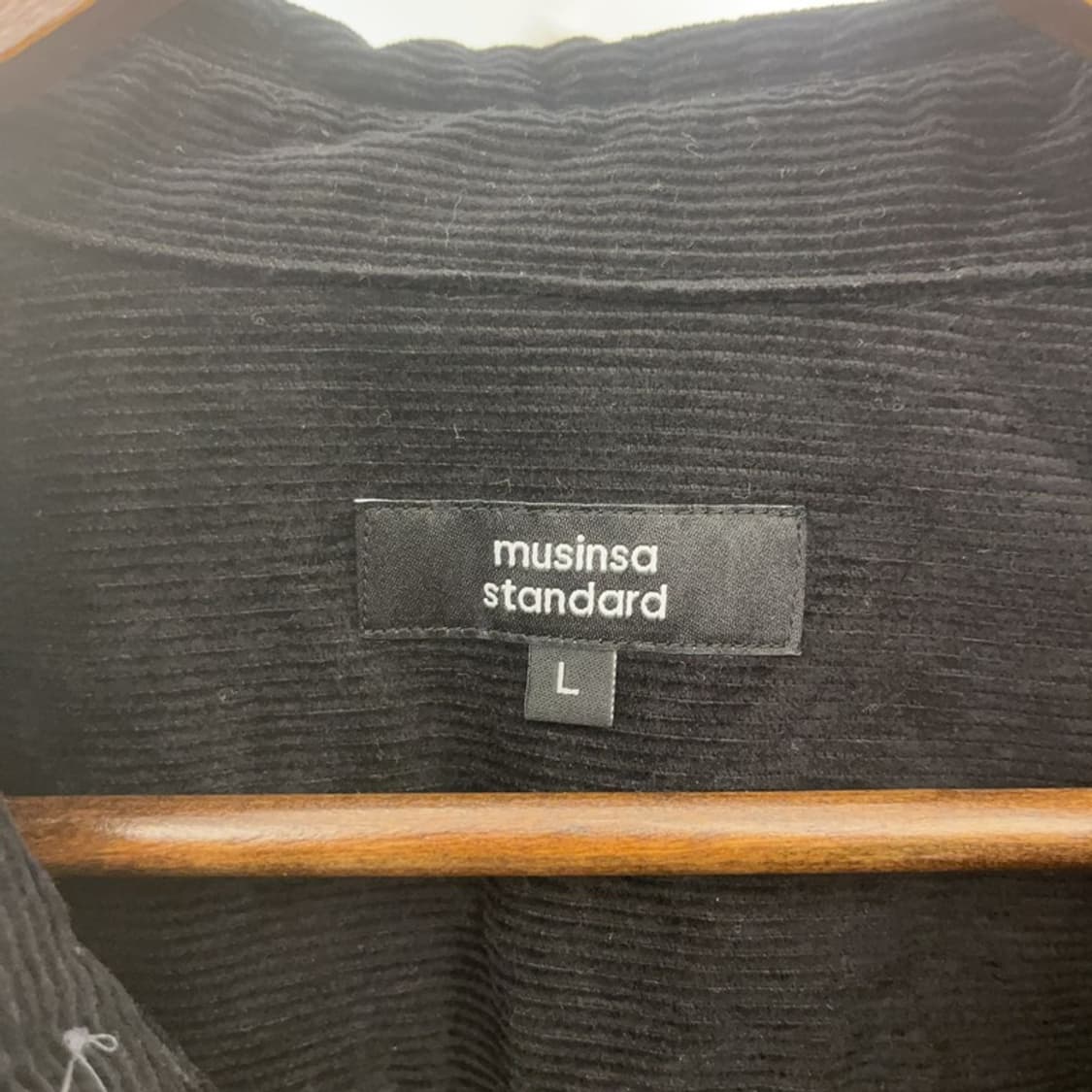 무신사스탠다드 모던 시크 캐주얼 헤비코튼 코듀로이 셔츠 L C08694 상품이미지5