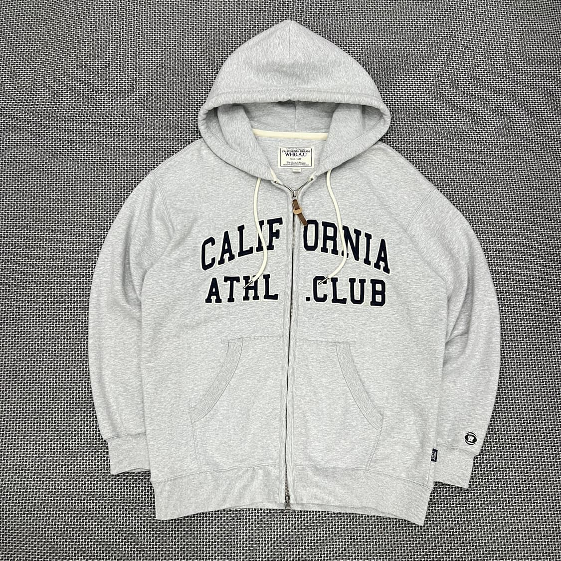 착샷O 후아유 그레이 후드집업 상품이미지1