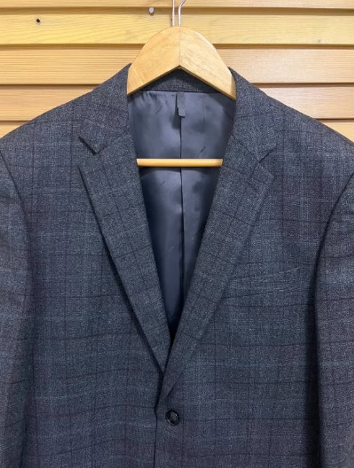 커스텀멜로우 남성 그레이체크울자켓 105 상품이미지1