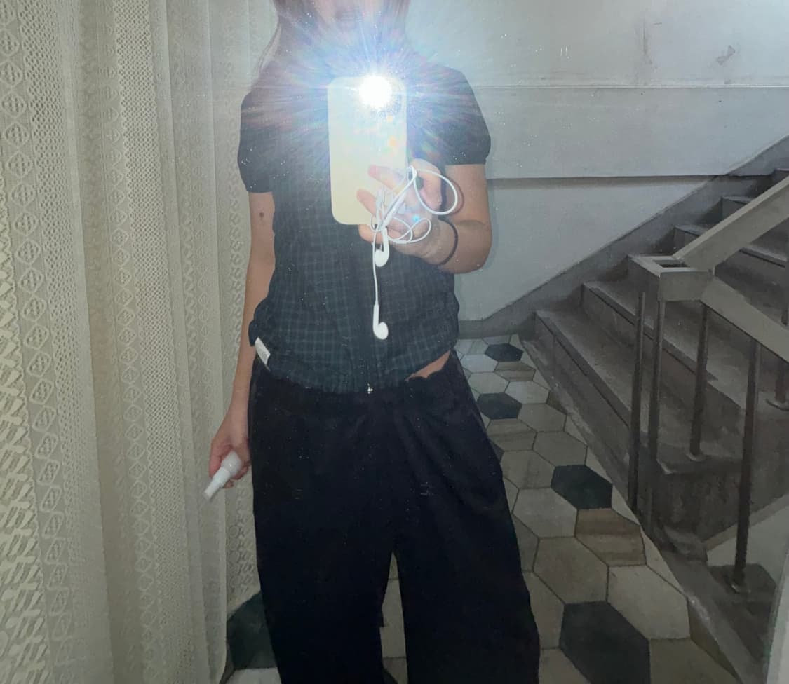 Tuomio CHECK PUFFED ZIP-UP GREEN 상품이미지4