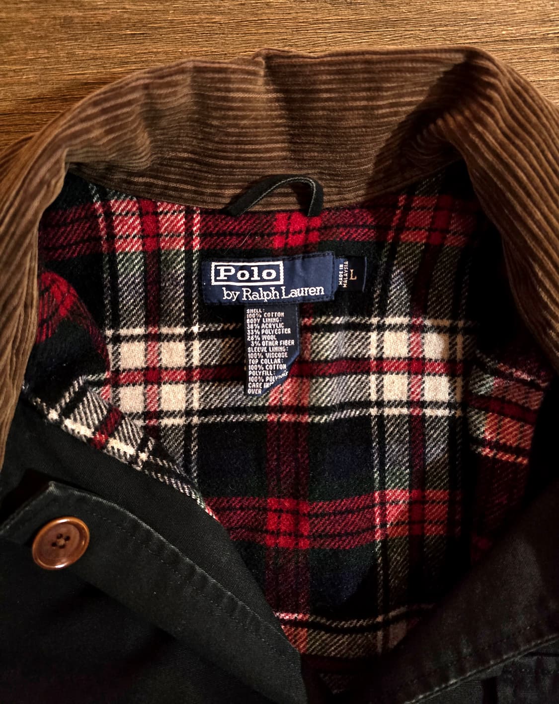 90s 폴로 울 라이너 헌팅자켓 (Polo Hunting Jacket) 상품이미지3