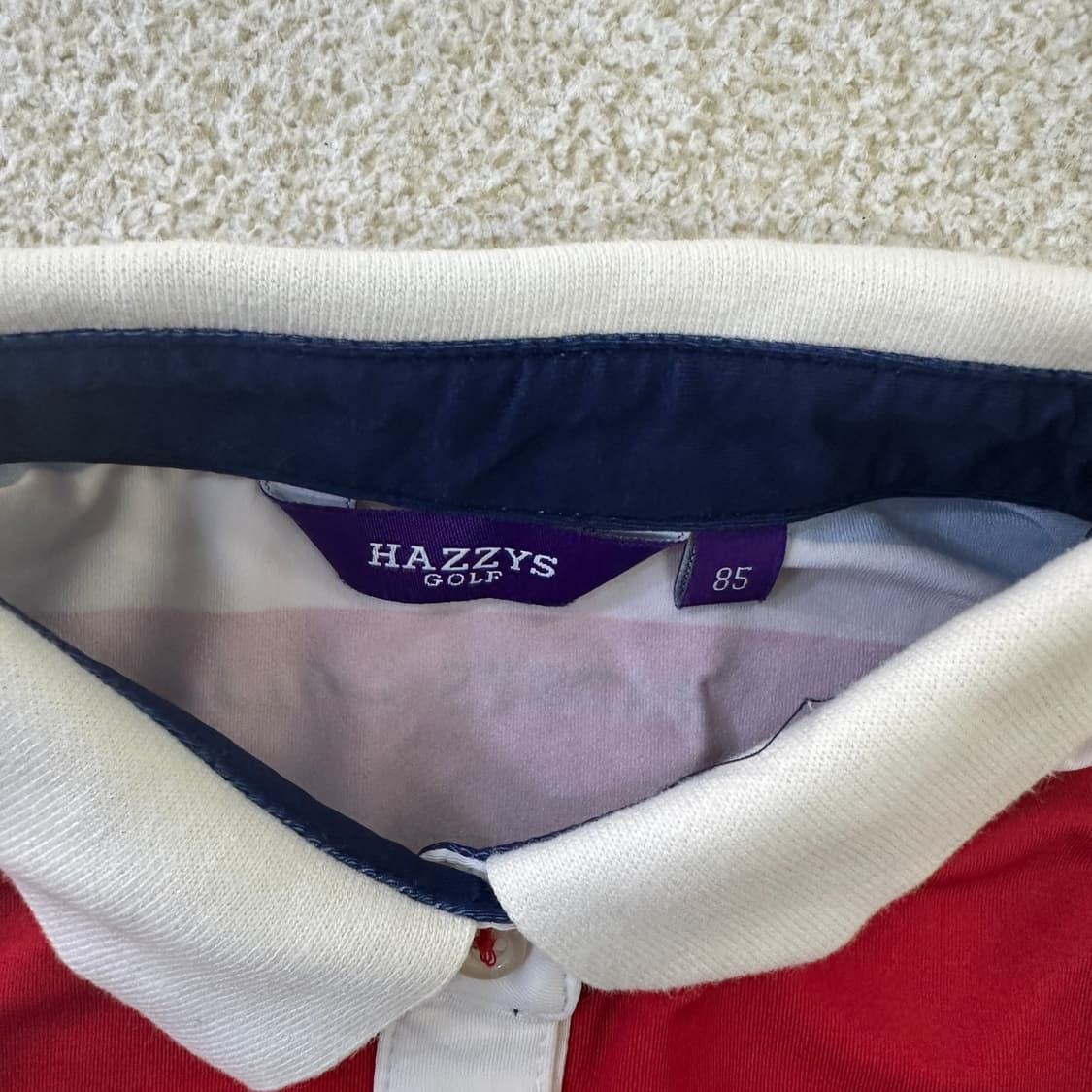 85 헤지스 골프 카라 나시 티셔츠 0320D 상품이미지2