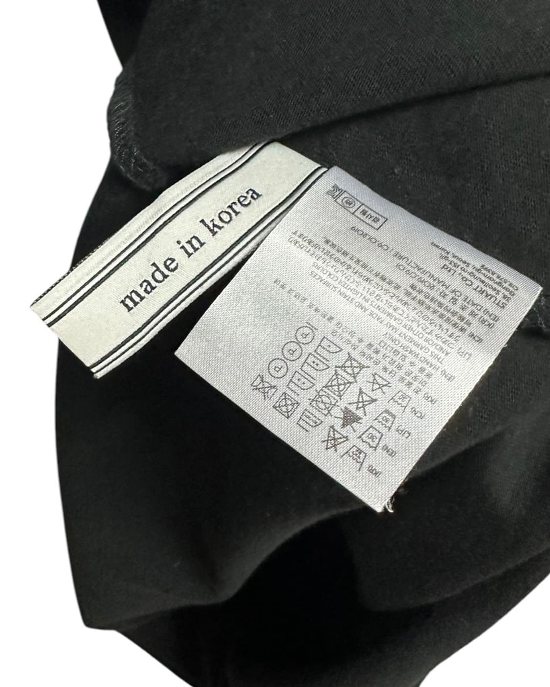 앤더슨벨 로고 그래픽 프린팅 반팔티 블랙 L size 상품이미지7