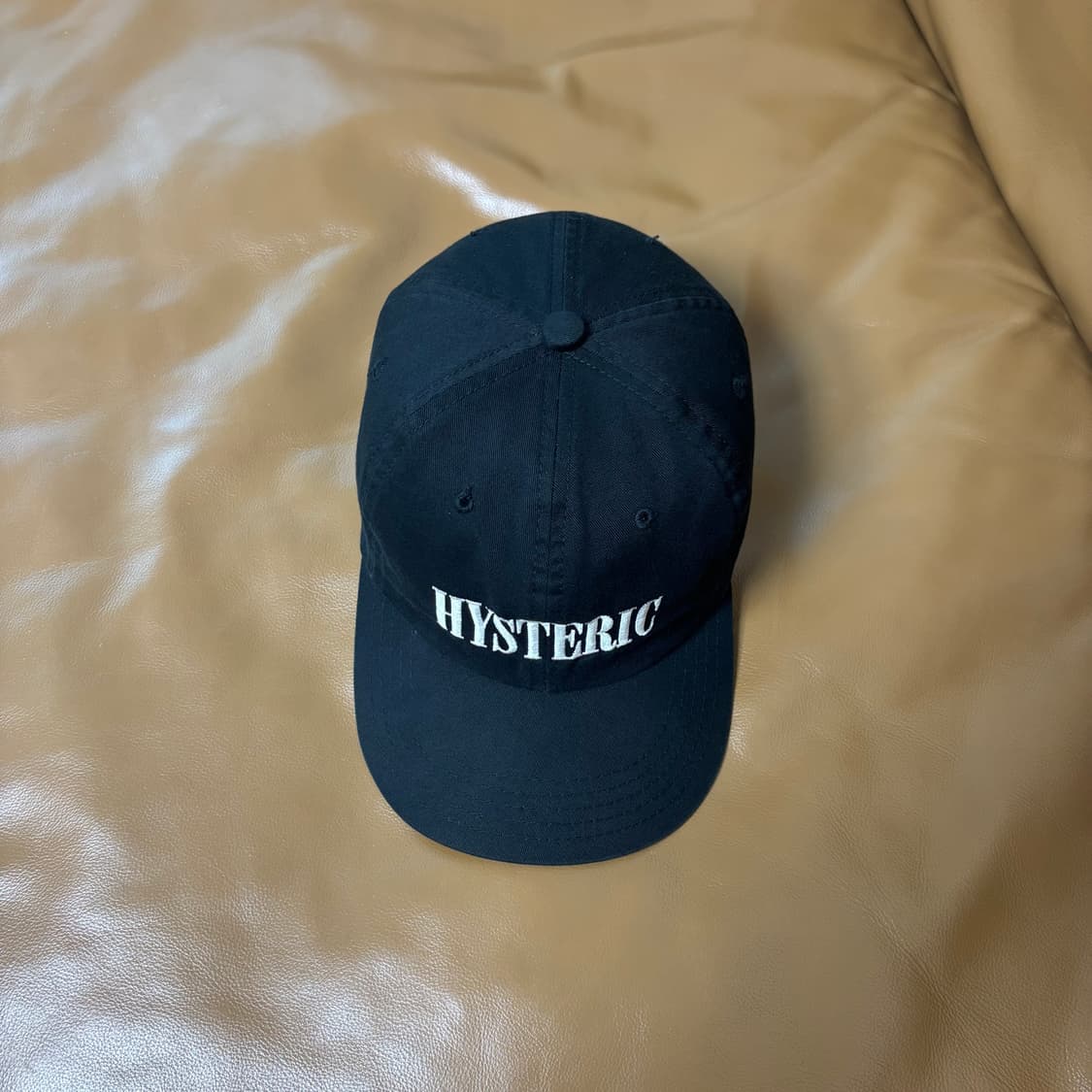 Hysteric Glamour 히스테릭글래머 블랙 6패널 볼캡 모자 상품이미지5
