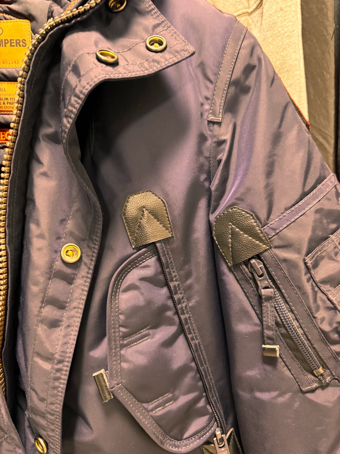 파라점퍼스 마스터피스 라이트핸드 패딩 네이비 S 상품이미지2