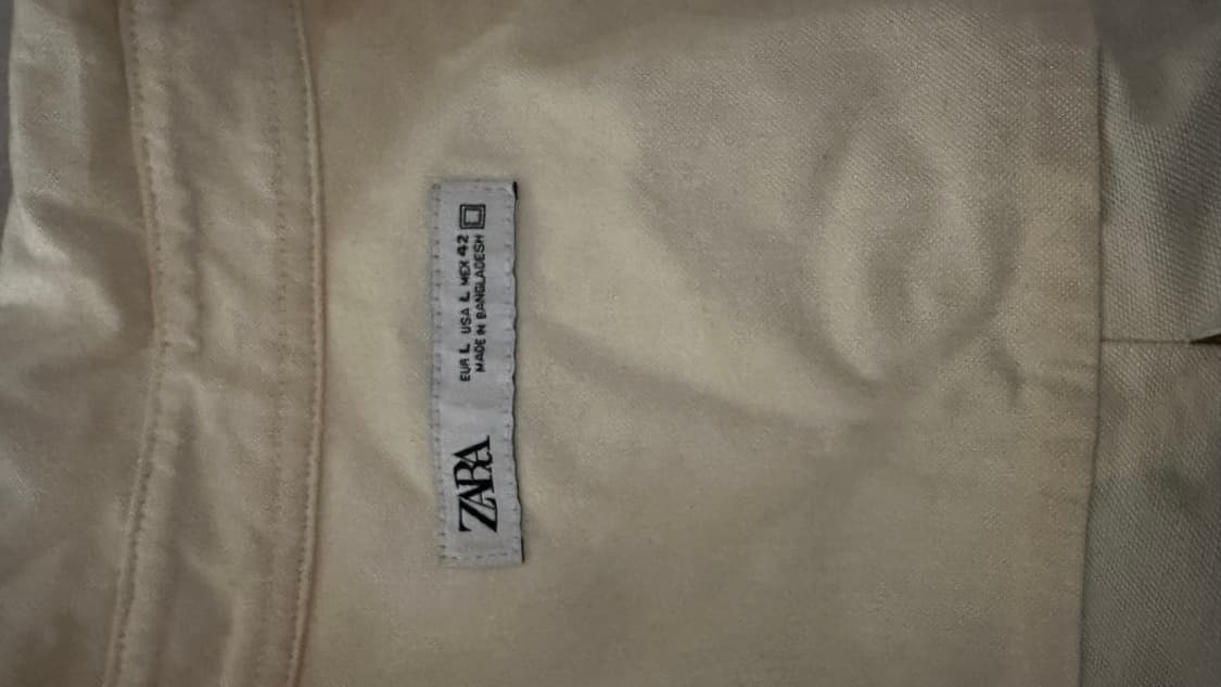 자라 노란 셔츠입니다 상품이미지3