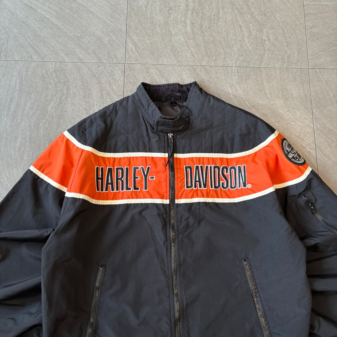 할리데이비슨 정품 나일론 블랙 자켓  상품이미지3