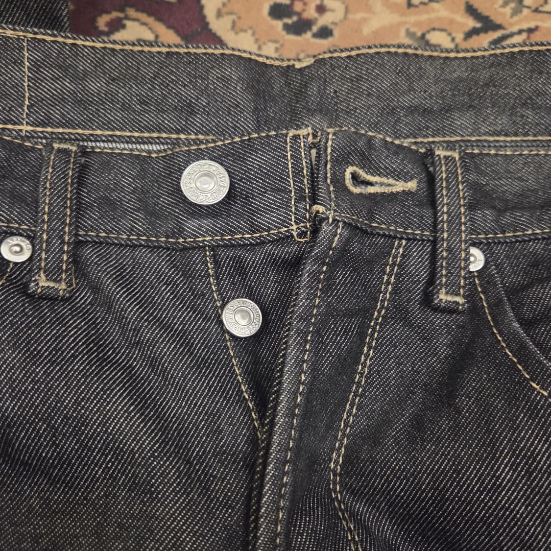 리바이스 엔지니어드진 32사이즈 생지 블랙진 흑청 상품이미지4