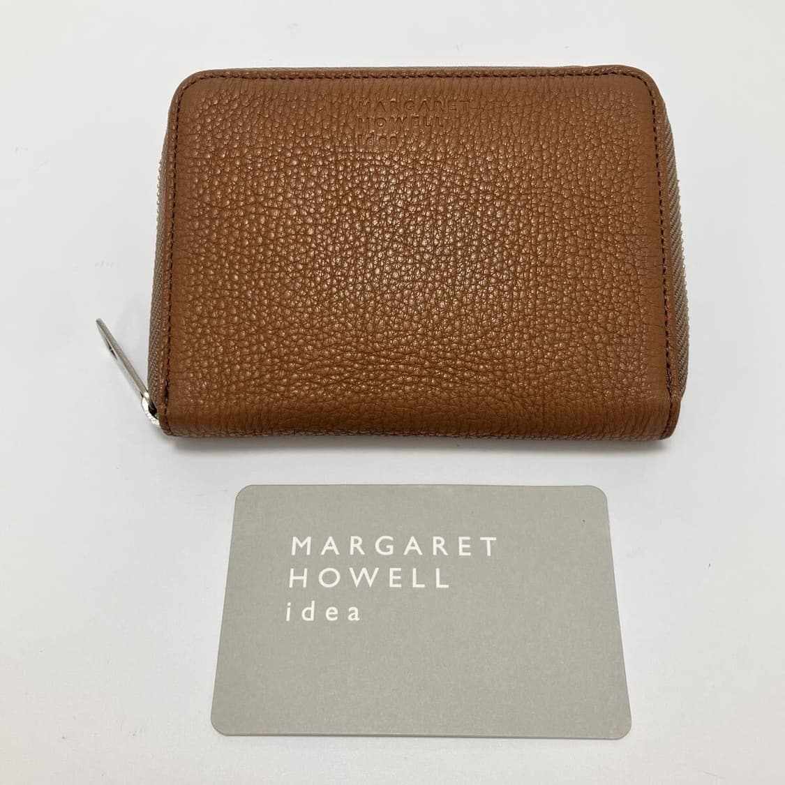 MHL 마가렛호웰 가죽 동전지갑 카드지갑 카멜 상품이미지1