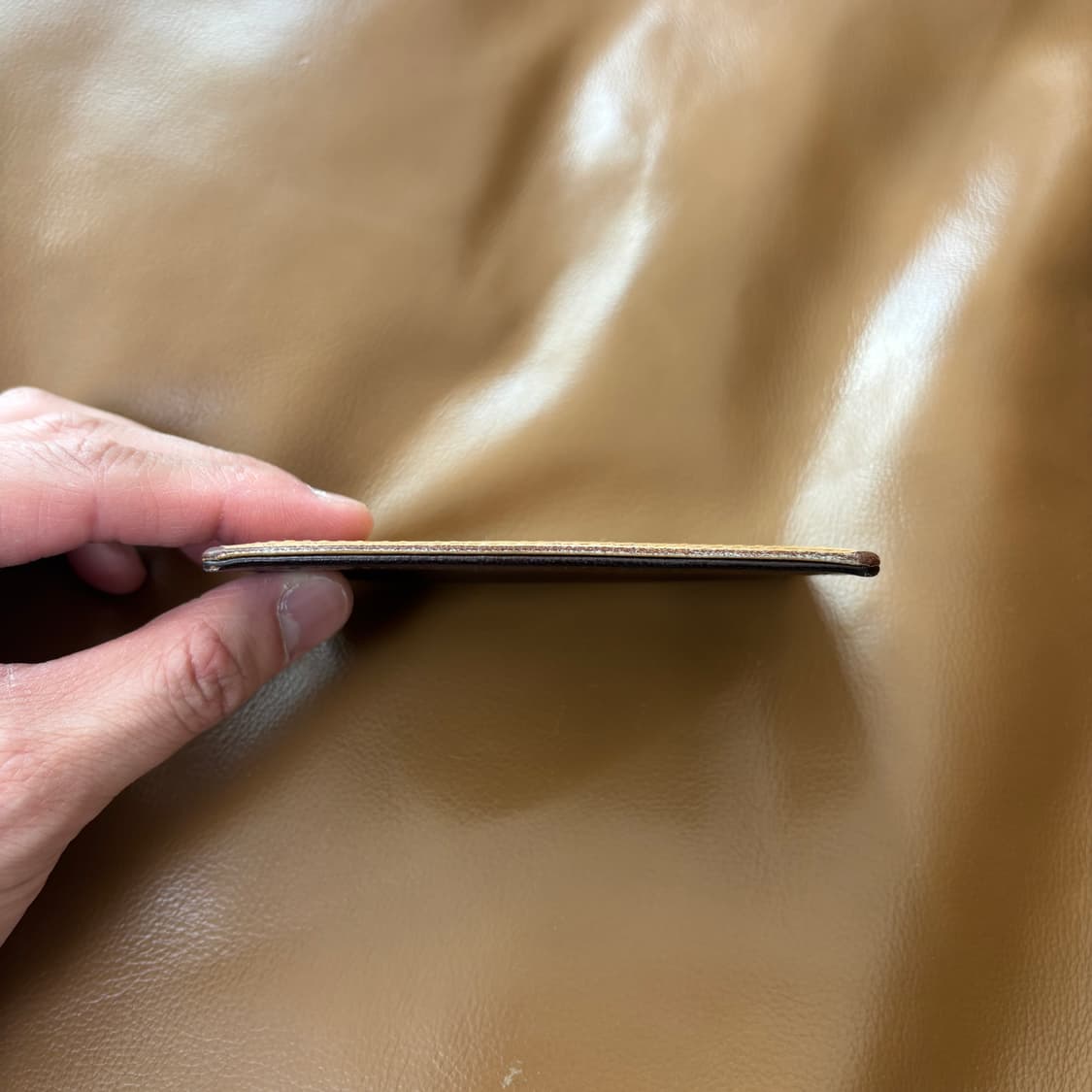 PORTER 포터 고트 레더 카드 케이스 월렛 지갑 브라운 상품이미지6