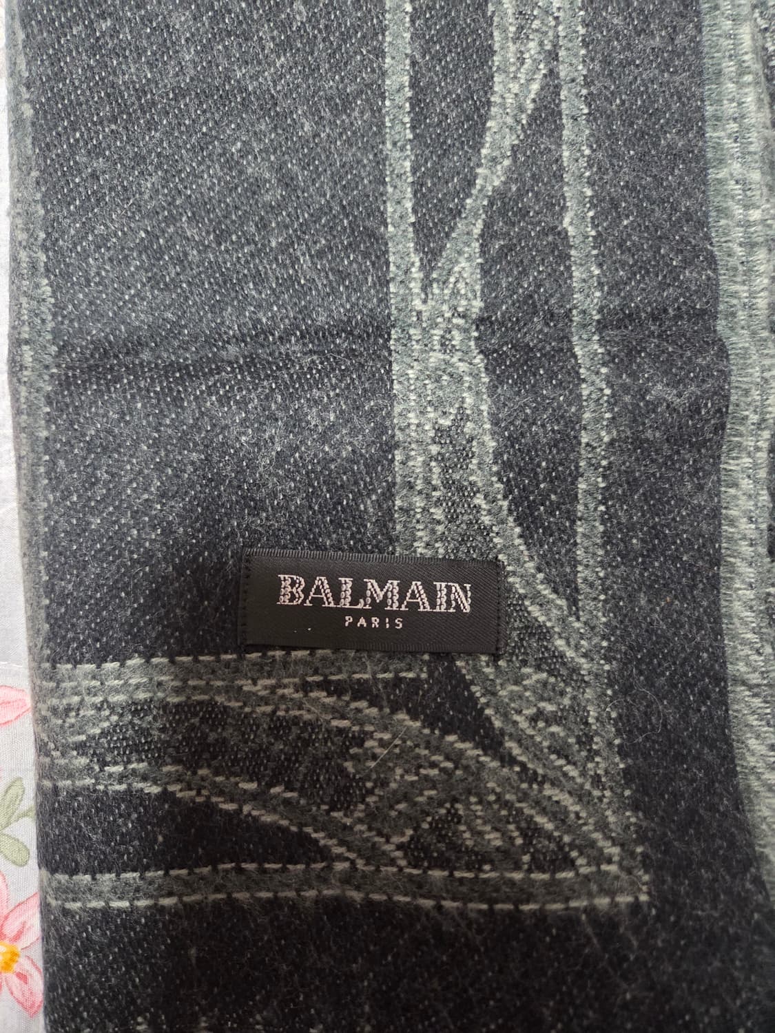 발망 플라워 패턴 캐시미어 머플러 상품이미지1