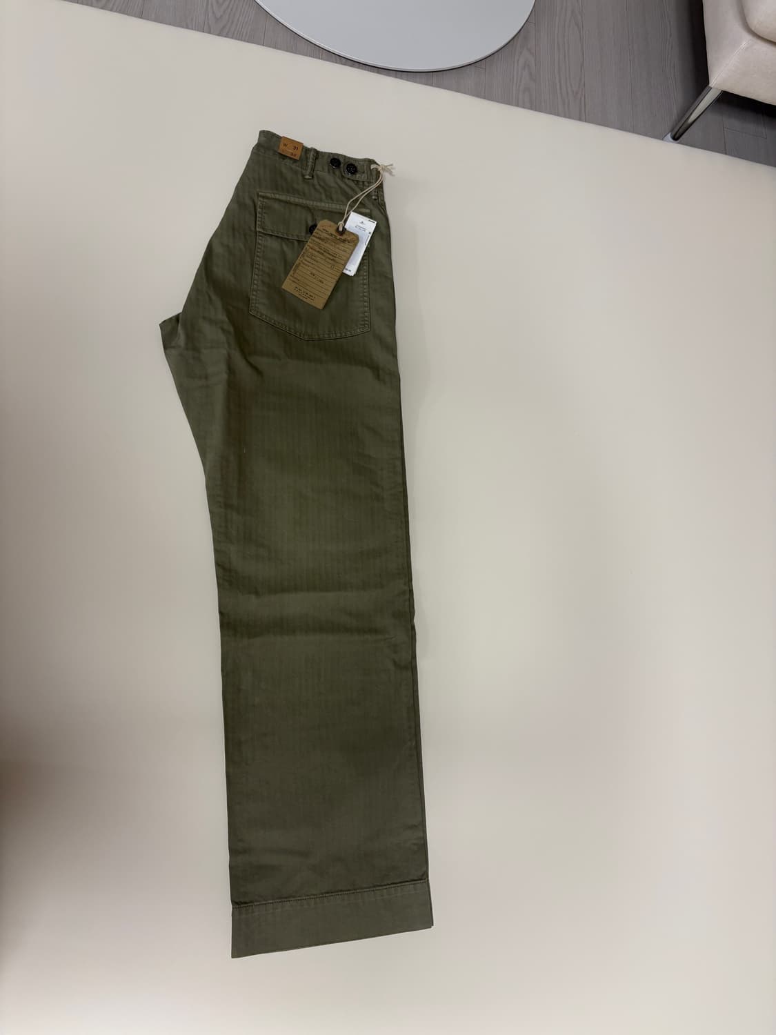 rrl 헤링본 퍼티그 팬츠 31/32 상품이미지3