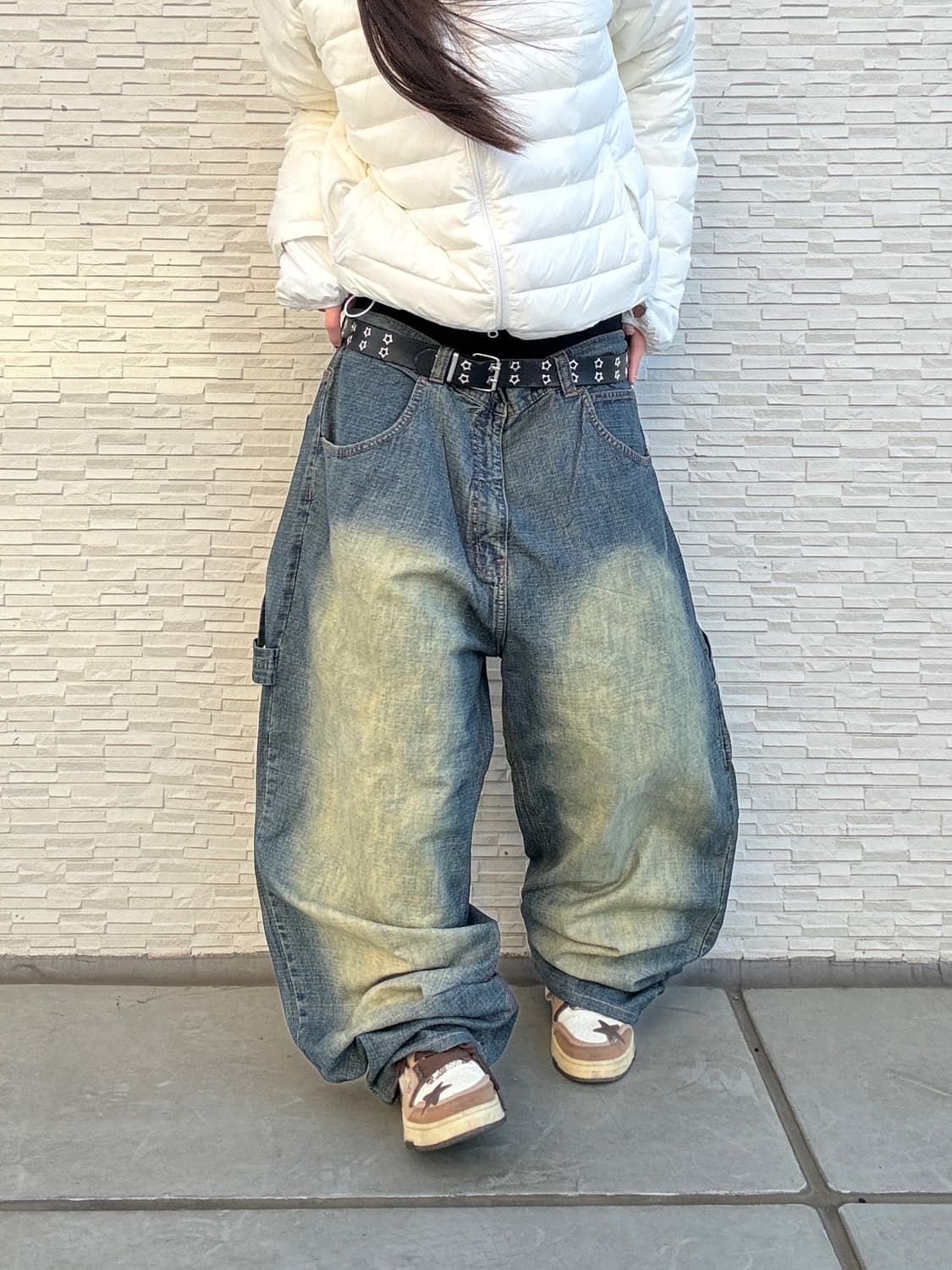 90s ARTERY 올드스쿨 힙합 와이드 데님 팬츠 상품이미지1