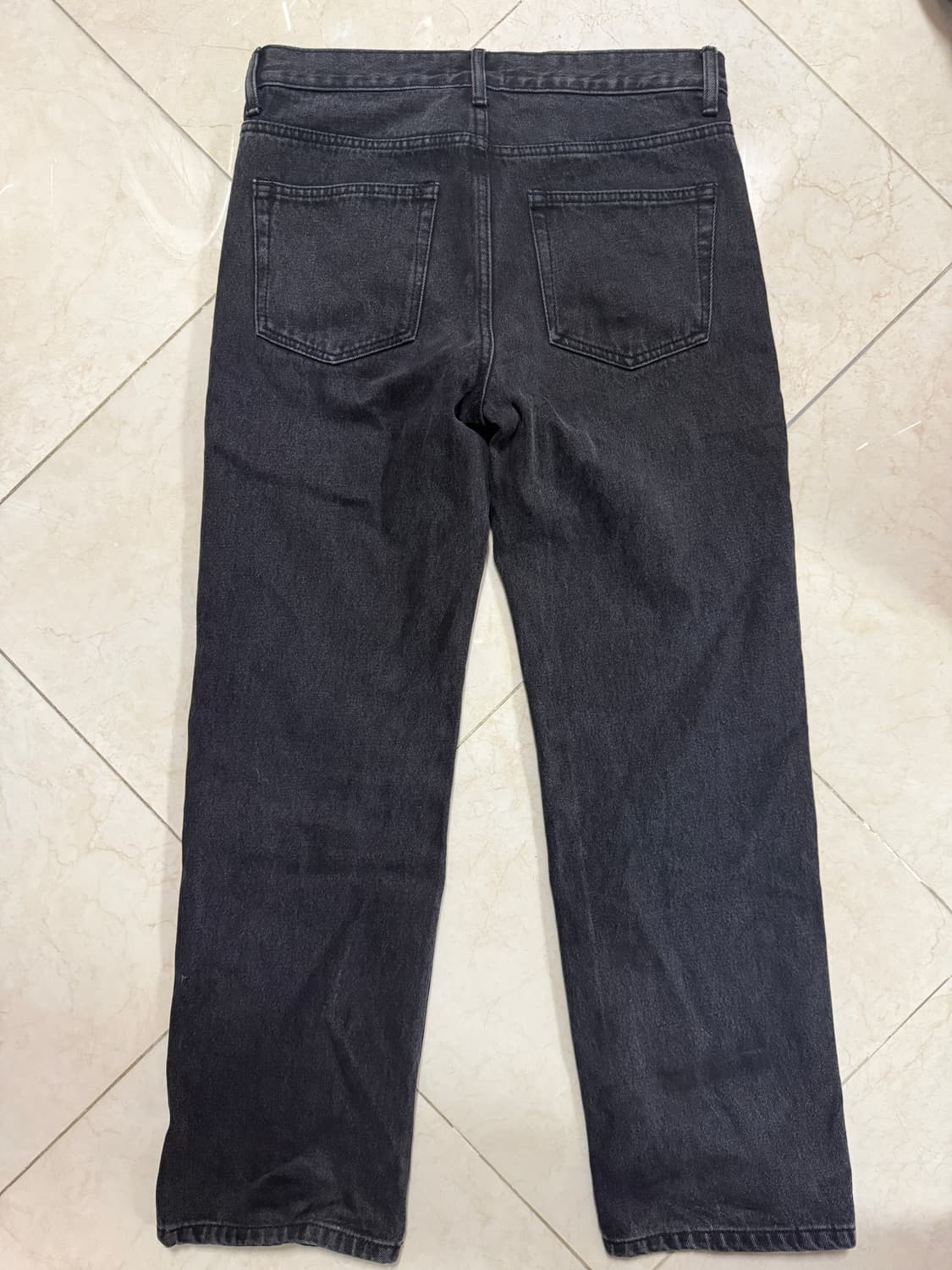 무신사 스탠다드 워시드 블랙 데님 32 상품이미지4