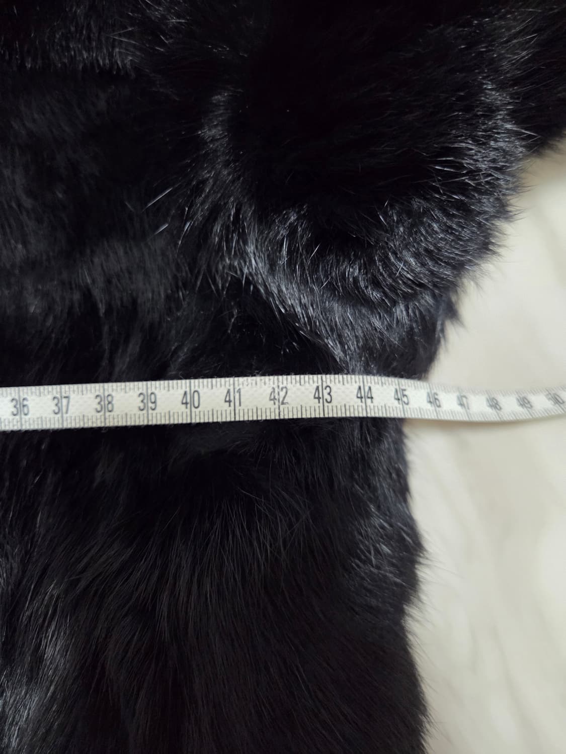 게스 블랙 퍼 자켓 상품이미지7