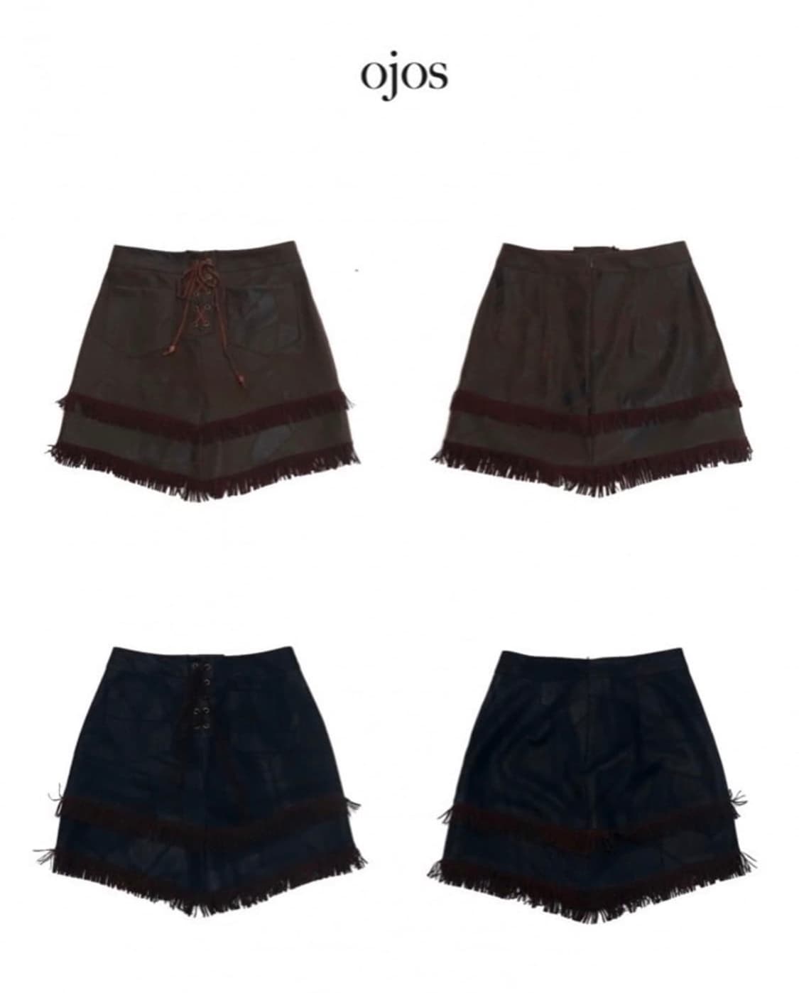 오호스 20fw 패치 비건 레더 셋업 상품이미지2