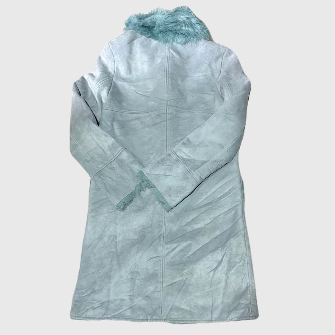 민트 퍼 롱코트 상품이미지2