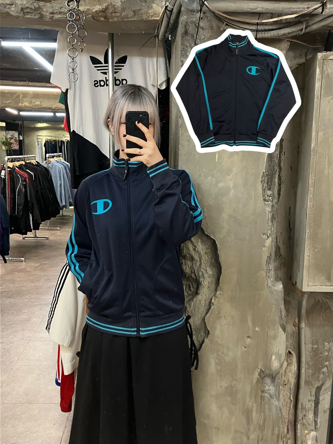 챔피온 져지 네이비 M  #csz2616 상품이미지1