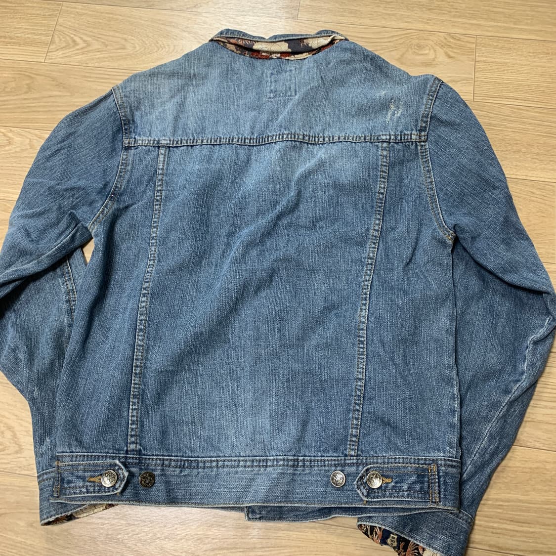 L-95)미야비 무수비 오리엔탈 데님 자켓 상품이미지2