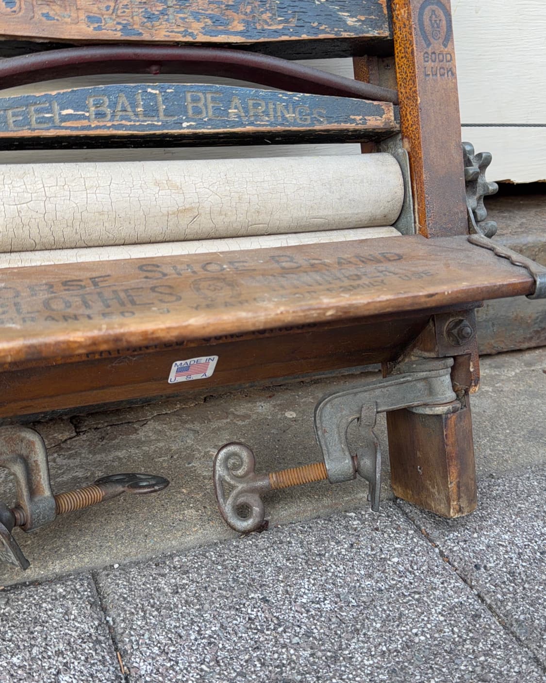 빈티지 소품 1900년 Horse Shoe 탈수기 상품이미지8