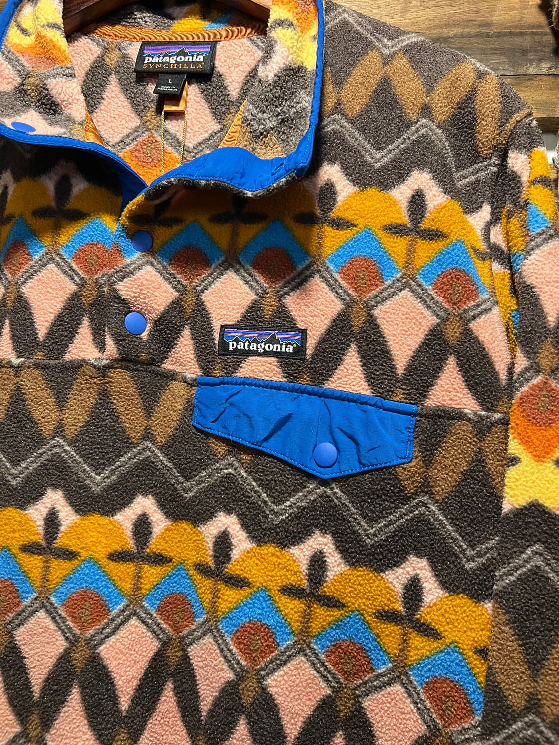 [L]파타고니아 신칠라 네이티브 패턴 아노락 플리스 상품이미지3