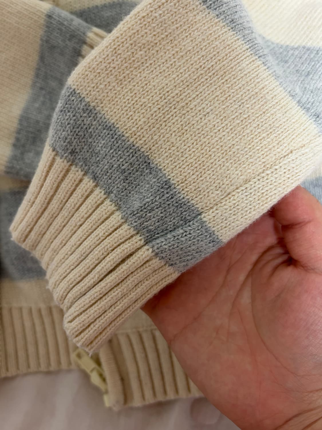 브랜디 멜빌 스트라이프 니트 후드집업 상품이미지3