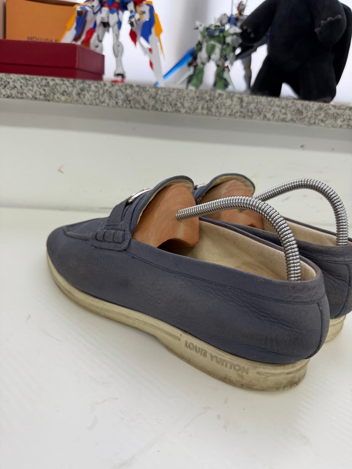 정품) 루이비통 LV로고 남성 로퍼 7.5(265) 상품이미지7