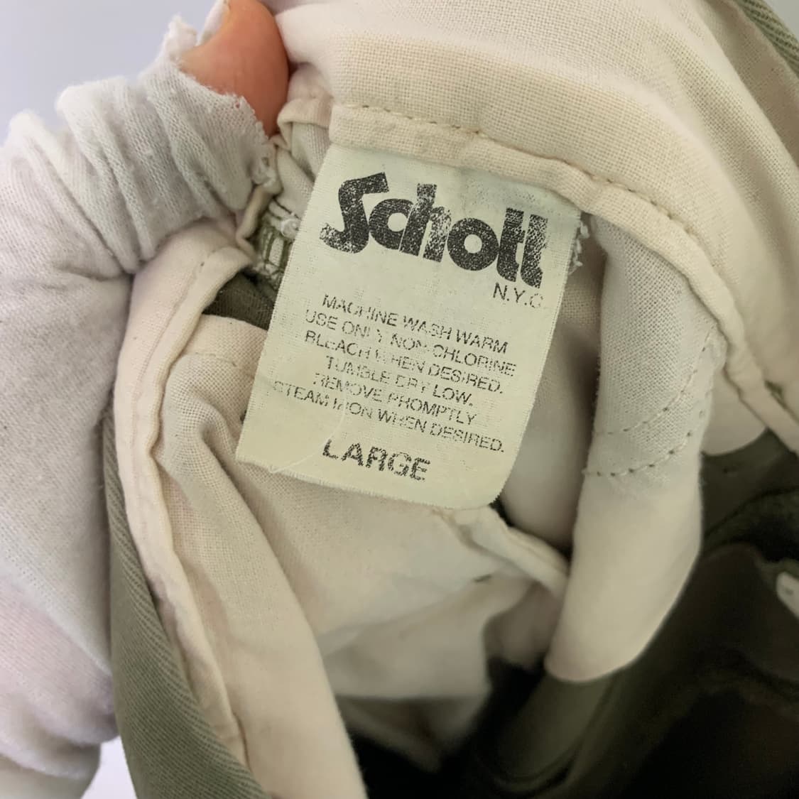 Schott 쇼트 빈티지 00s y2k 포켓 카고 반바지 남성 L 카키 상품이미지8