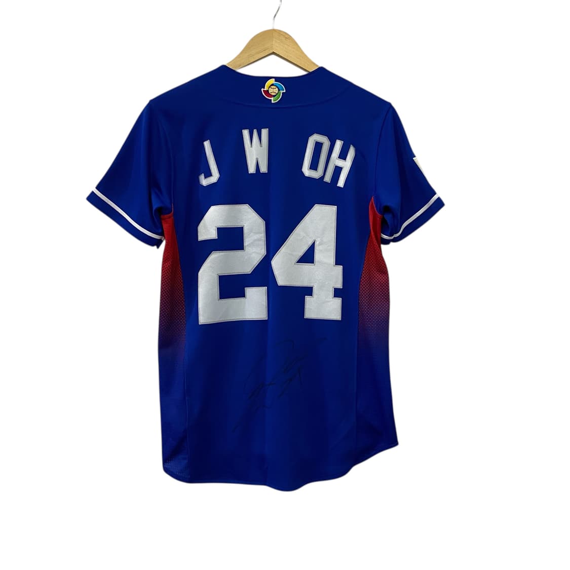 마제스틱 대한민국 야구 국대 2016 오재원 싸인 유니폼(85) 상품이미지2