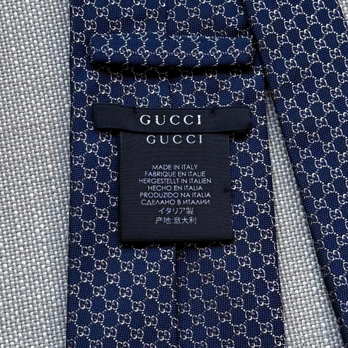 GUCCI 구찌 GG모노그램 실크 타이 상품이미지6