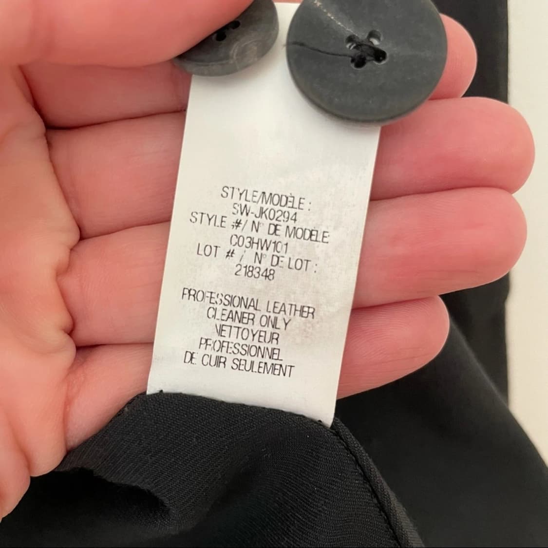 헬무트 랭 블랙 가죽 트림 바이커 재킷 상품이미지9