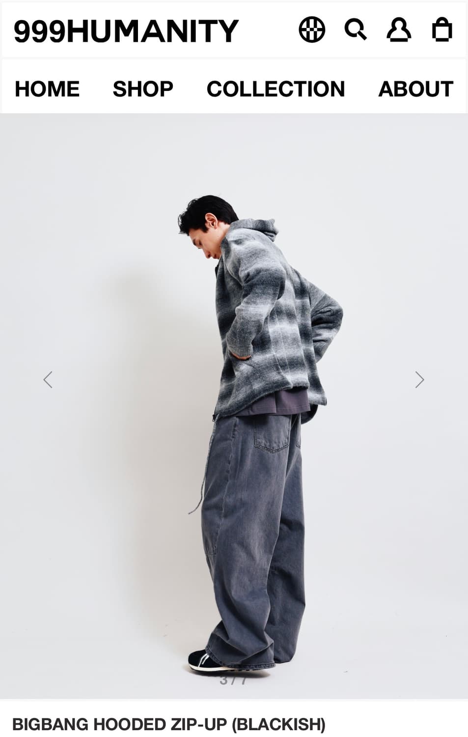 999휴머니티 빅뱅 후디드 집업 상품이미지3