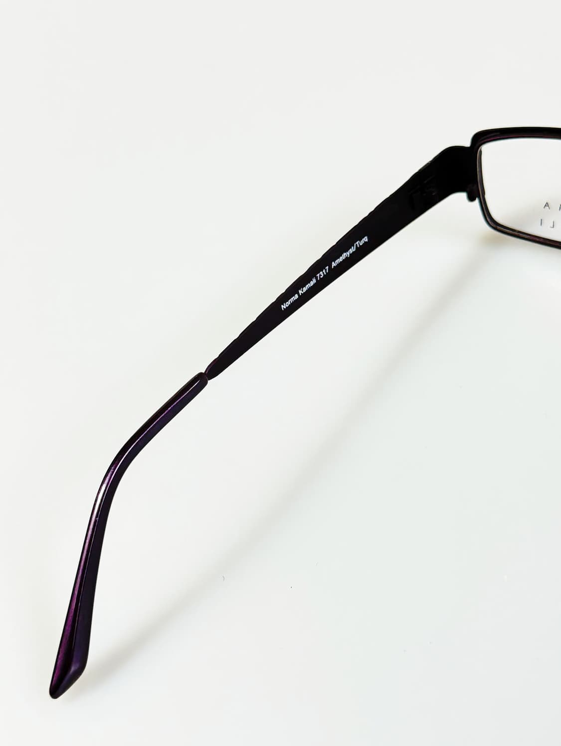 NORMA KAMALI 슬림 스퀘어 메탈 프레임 빈티지 안경 상품이미지7