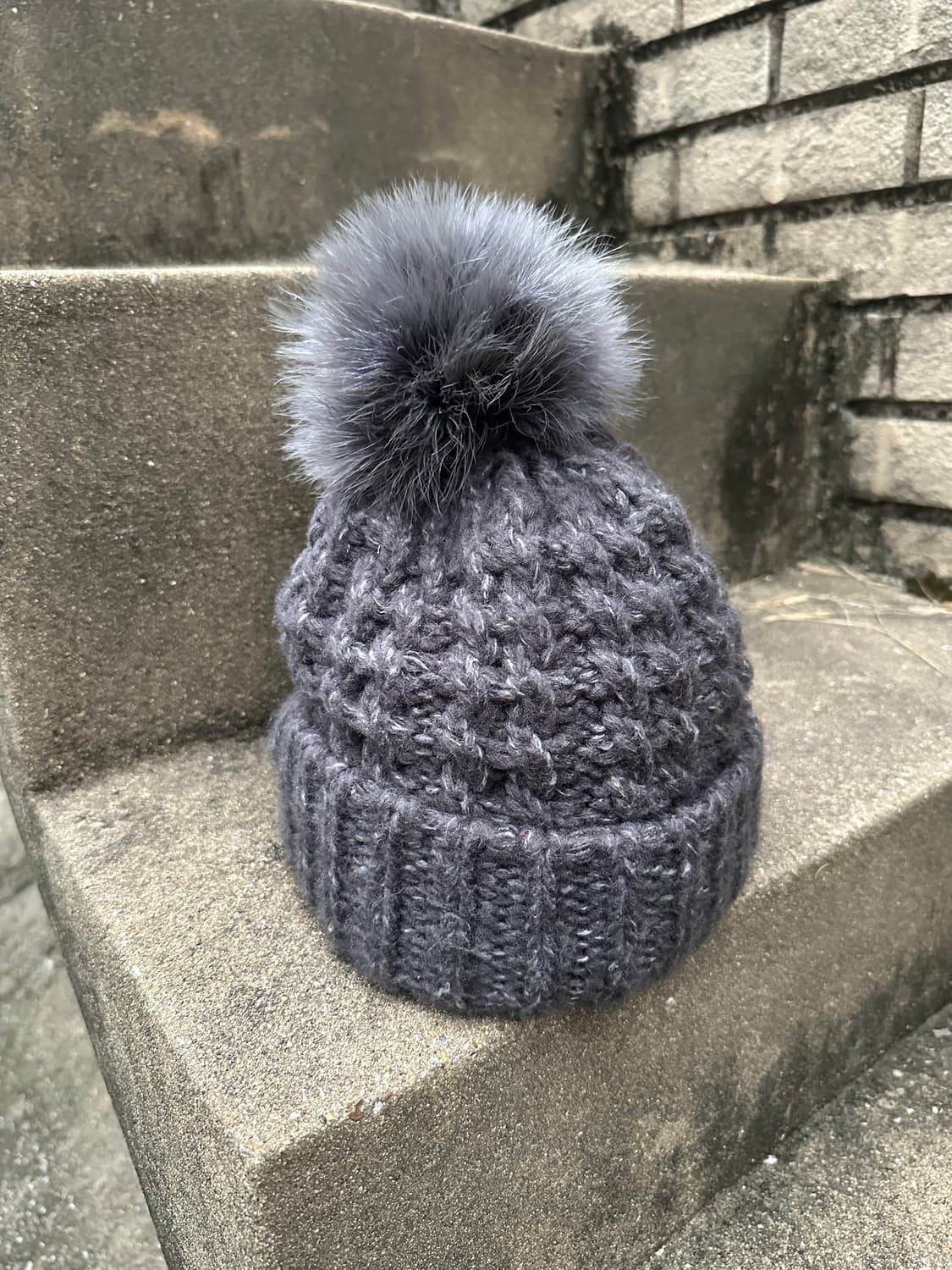Vintage fur beanie  상품이미지3