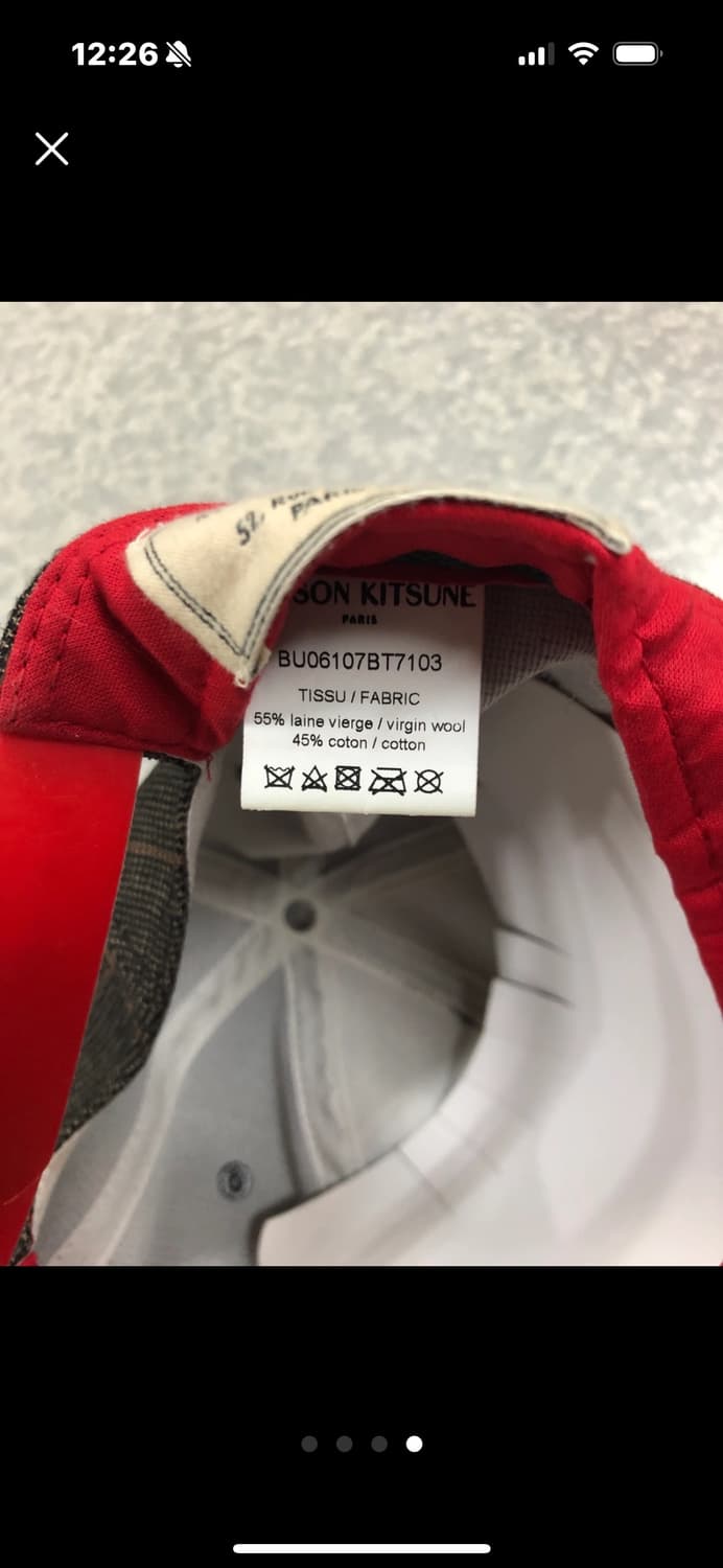 메종키츠네 볼캡 상품이미지4