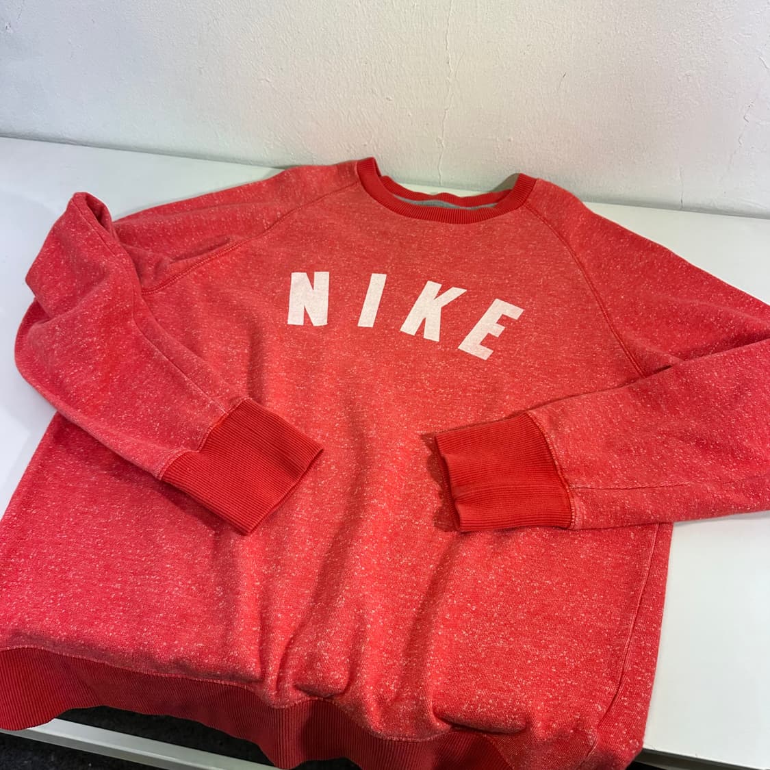 XL 105 나이키 나염코랄 나그랑 빅로고 코튼 맨투맨 상품이미지2