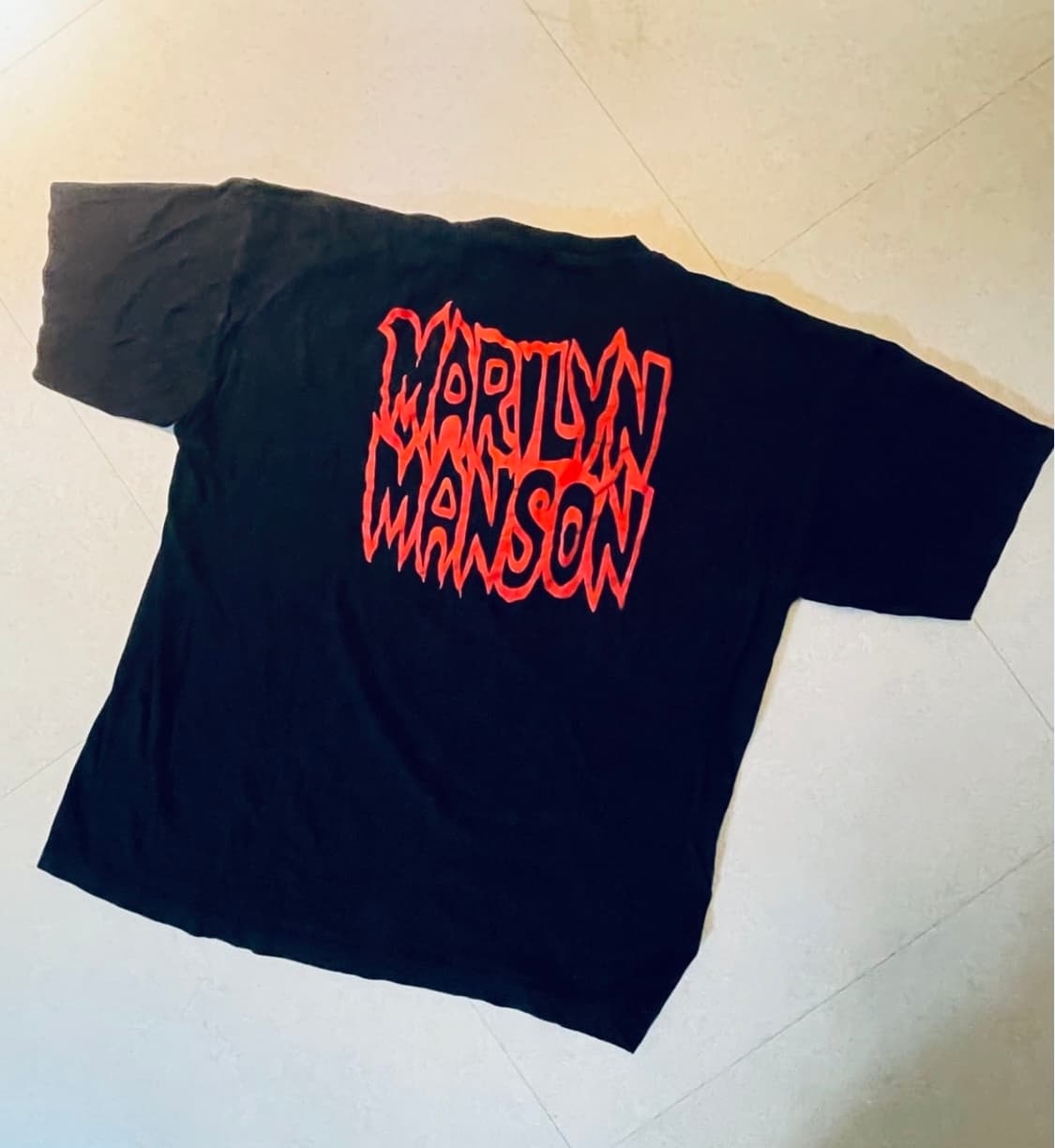 [XXL] 90s 마릴린맨슨 SATANIC ARMY 빈티지 밴드티 상품이미지2