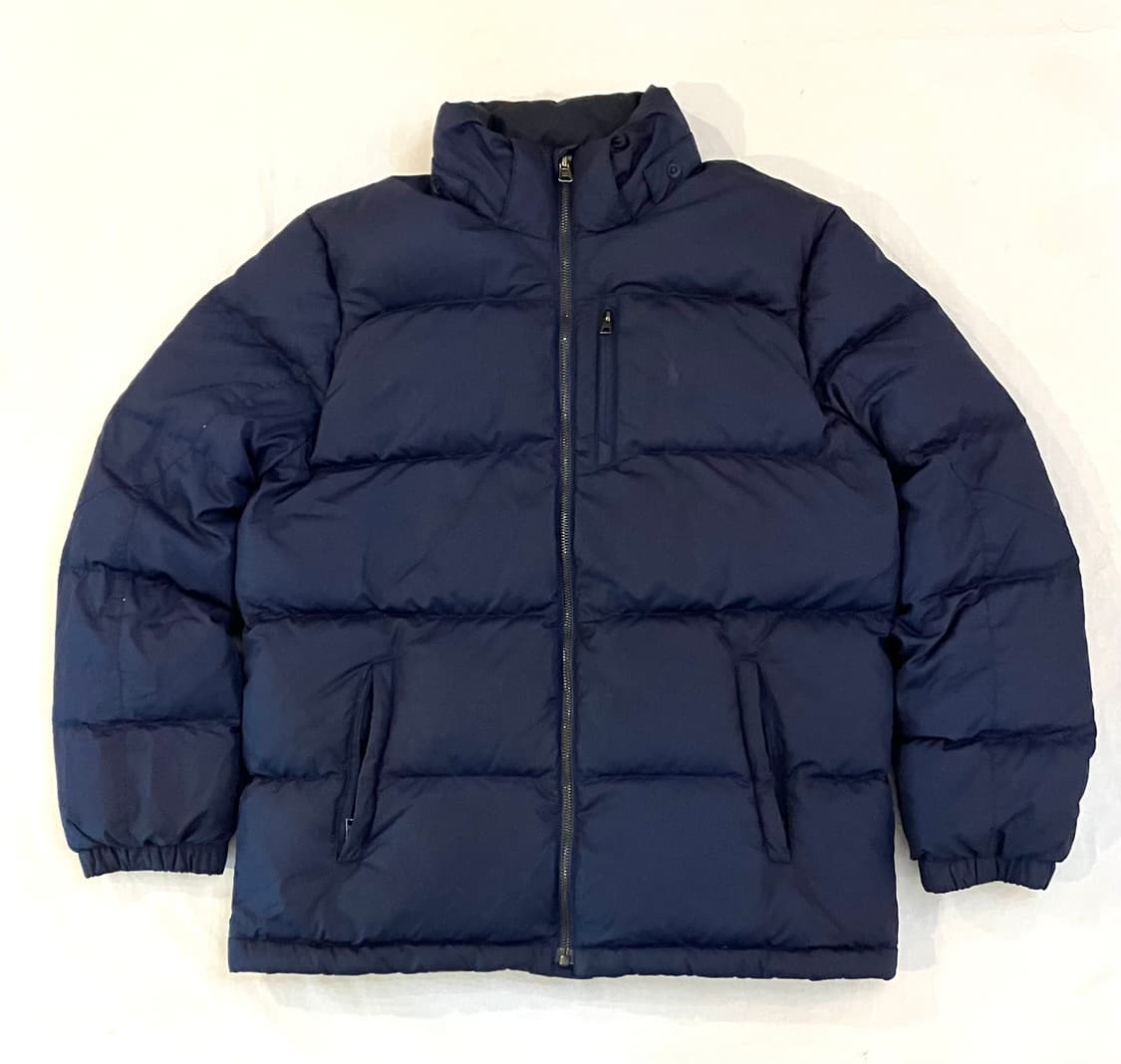 (모자탈착) 폴로 랄프로렌 네이비 눕시 숏패딩 상품이미지1