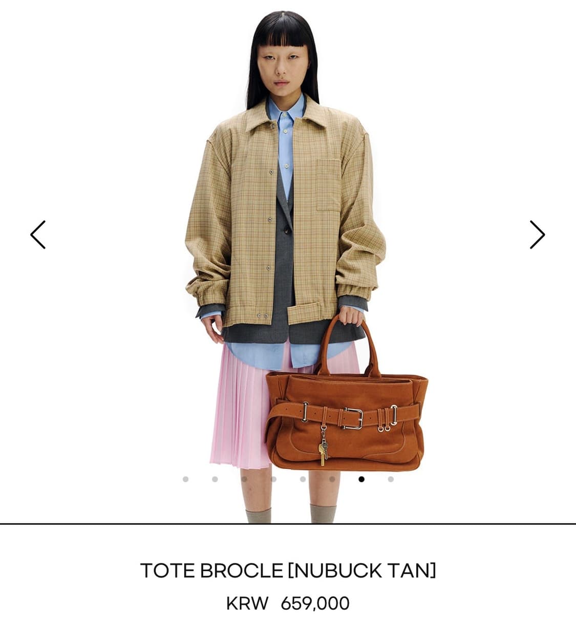 오소이 토트 브로클 누벅 탄 상품이미지6