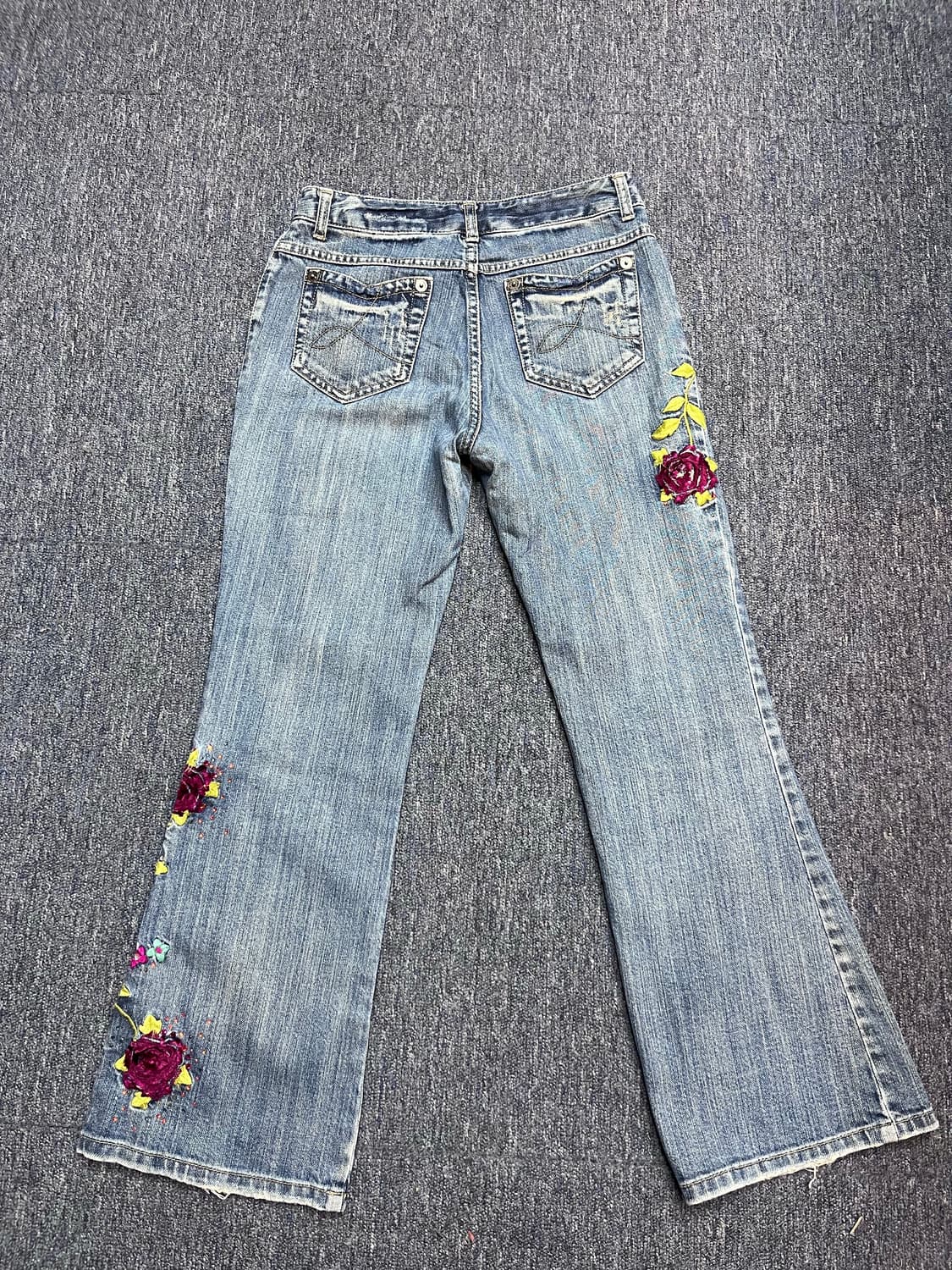 Kiok jeans 오리엔탈 자수 부츠컷 (청가방 세트) 상품이미지2
