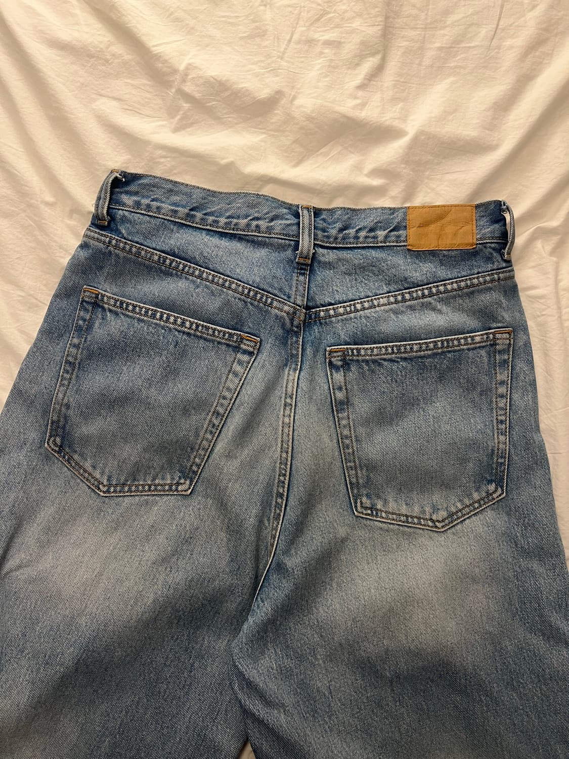 astro baggy jeans- 배기 데님 light blue wash 상품이미지9