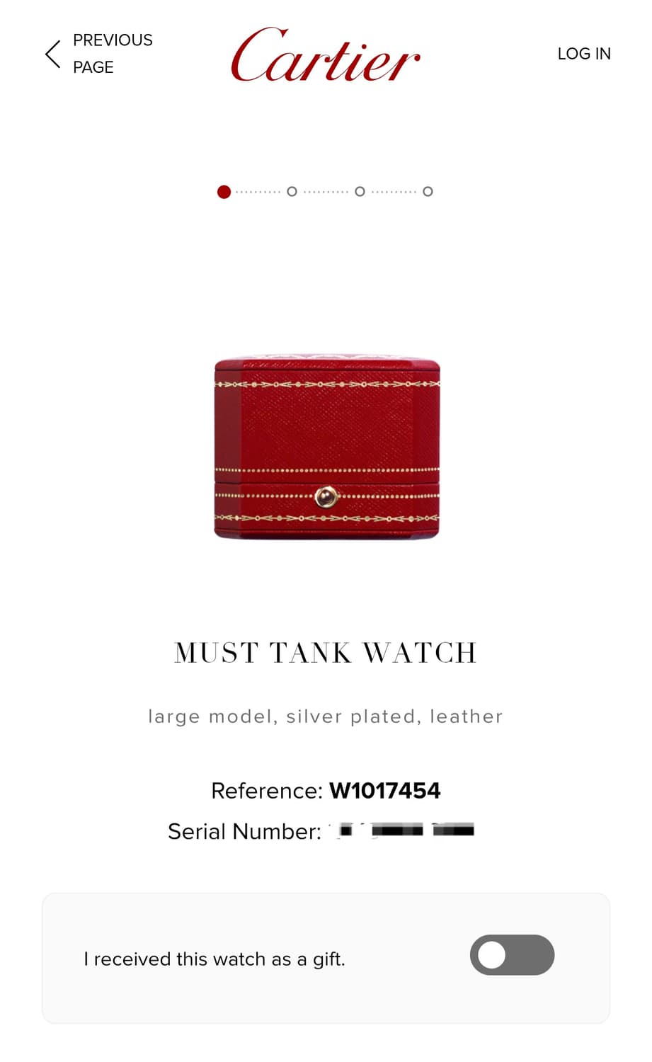 까르띠에 빈티지 탱크 머스트 XL 샴페인 다이얼 디버클 시계(남녀 공용) 상품이미지9