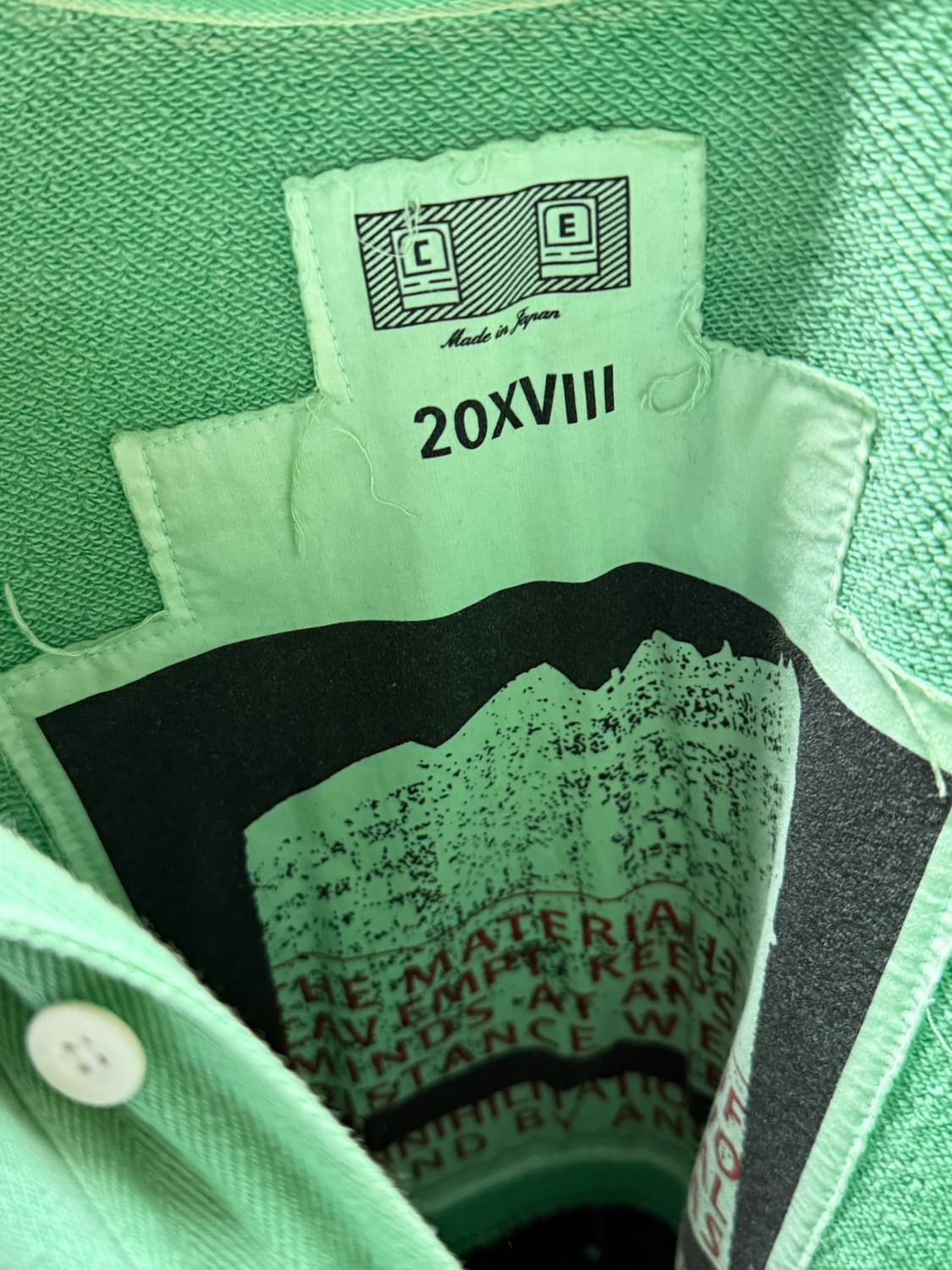 cav empt 카브엠트 카라 스트라이프 맨투맨 상품이미지3