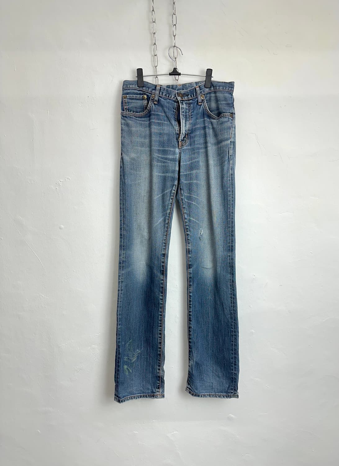 Edwin 503 Heritage Distressed Denim Blue 상품이미지7